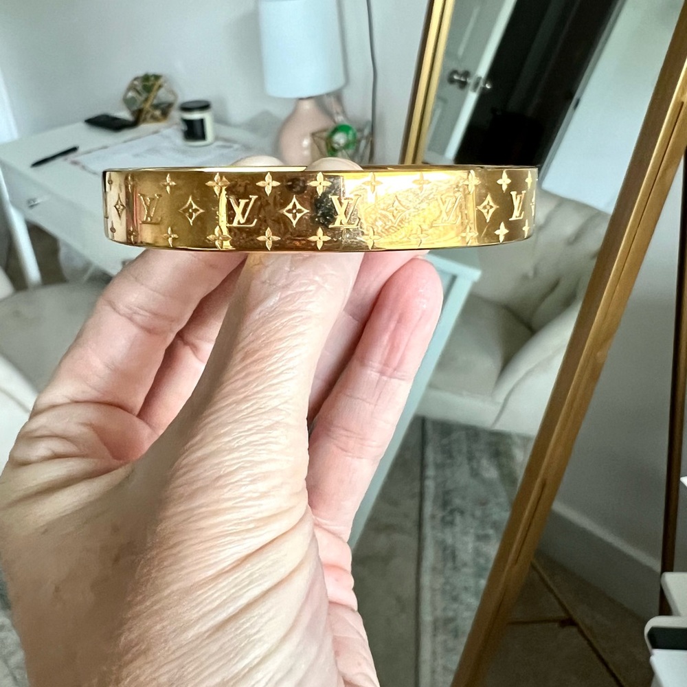 Louis Vuitton nanogram cuff